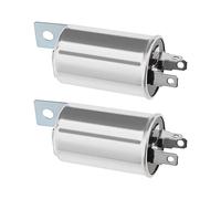 EMSea Relais Clignotants à 3 Broches pour Voiture Unité de Relais en Aluminium 12V 20A 47W Puissance Maximale pour Accessoires de Véhicule Pièces de Rechange Automobiles