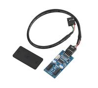 EMSea Répartiteur interne USB 2.0 9 broches 1 mâle vers 2 femelles pour boîtier PC