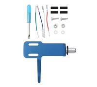 EMSea Support de Tête de Platine Vinyle 8 Mm Ensemble de Stylets Adapté à Divers Phono LP Bleu