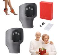 Emsence Triple Therapy Foot Massager, Emsence Foot Massager, FootRenew Triple Method Massagers, 3 Vibration Mode, for Circulation & Relief (5 Temperature Settings, 2 Pcs)