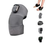Emsence Triple Therapy Foot Massager,Emsence Triple Technology Foot Massager,Foots Renew Triples Method Massagers,with 3 Vibration Mode,5 Heat Leavel, for Home, Travel, office (Gray Knee,1PC)