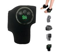 Emsence Triple Therapy Foot Massager,Emsence Triple Technology Foot Massager,Foots Renew Triples Method Massagers,with 3 Vibration Mode,5 Heat Leavel, for Home, Travel, office (Black Ankle,1PC)