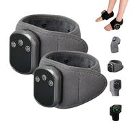 Emsence Triple Therapy Foot Massager,Emsence Triple Technology Foot Massager,Foots Renew Triples Method Massagers,with 3 Vibration Mode,5 Heat Leavel, for Home, Travel, office (Gray Wrist,2PCS)