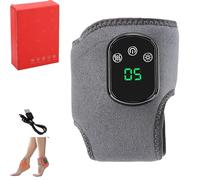 Emsence Triple Therapy Foot Massager, Wireless Emsence Foot Triple Massager for Home/Office/Travel, 3-Level Heat & Massage Adjustable, Smart Timer, Touch Screen (1 pc)