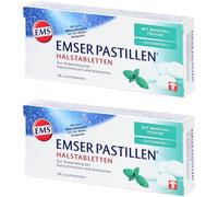 Emser® Pastilles sans sucre fraîcheur mentholée Pastille(S) 2x30 pc(s)
