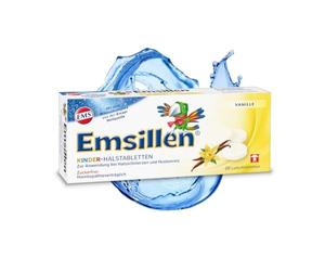 Emsillen Boîte de 20 comprimés pour la gorge pour enfants