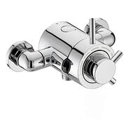 Emso Robinet de douche thermostatique rond avec sortie inférieure