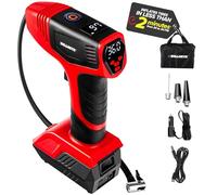 EMSON Bullseye Pro Gonfleur de Pneu numérique ASON TV Compresseur de Pompe à air pour Pneu de Voiture Automatique 150 PSI avec écran d'affichage de jauge et Pression préréglée en KPA, PSI, Bar, Kg/cm