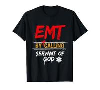 EMT en appelant Servant of God Medical Responder T-Shirt