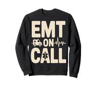 EMT on Call Ambulance EMS First Responder Pride Sweatshirt