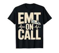 EMT on Call Ambulance EMS First Responder Pride T-Shirt