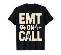 EMT on Call Ambulance EMS First Responder Pride T-Shirt