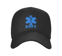 EMT Star of Life Chapeaux Unisexe Sport Paramedic Medic Ambulance Chapeaux Chapeau De Soleil Chapeaux De Soleil Casquette De Baseball en Polyester Ajustable Été