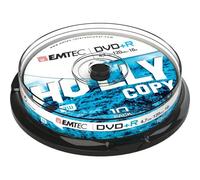 EMTEC - 10 x DVD+R - 4.7 Go (120 minutes) 16x - argent - spindle