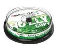 EMTEC - 10 x DVD-R - 4.7 Go (120 minutes) 16x - argent - spindle G