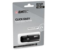 Emtec B110 Click Easy 3.2 lecteur USB flash 512 Go USB Type-A 3.2 Gen 2 (3.1 Gen 2) Noir