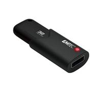 Emtec Clé USB Click Secure B120 32 Go USB 3.0/3.2 Lecture 100Mb/s Écriture 20Mb/s AES260 Noire