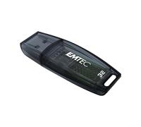 Emtec C410 32GB Clé USB 2.0 Type-A Noir, Lecture 18 Mo/s, Écriture 5 Mo/s, Compatible Windows, macOS et Linux, Dimensions 57x19x9mm