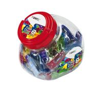 EMTEC C410 Color Mix Candy jar - Clé USB à mémoire flash - 32 Go - USB 2.0 - rouge bonbon, bleu bonbon, jaune laqué, vert bonbon, violet bonbon (pack de 80)