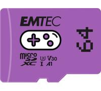 EMTEC - Carte Mémoire microSD Gaming 64GB - Plus de Stockage de Jeux et Vidéos - ECMSDM64GXCU3G - Compatible Nintendo Switch - Purple/Violet