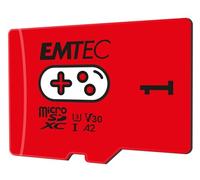 EMTEC Carte MicroSDXC Gaming 1TB UHS-I U3 V30 A2, Haute Vitesse jusqu'à 100Mb/s, Compatible avec Nintendo Switch, Wyze, GoPro, Smartphones, Tablettes, Caméras de sécurité, Drones, Vidéos 4K, Rouge