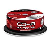 Emtec CD-R 80 min/700 Mo 52 x CB (25)