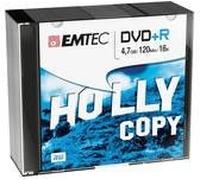 EMTEC Classic - 10 x DVD+R - 4.7 Go ( 120 minutes ) 16x - Argenté(e) - Boîtier CD étroit