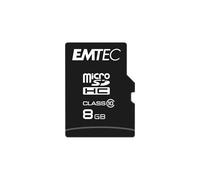 EMTEC Classic - Carte mémoire flash (adaptateur SD inclus(e)) - 8 Go - Class 10 - micro SDHC
