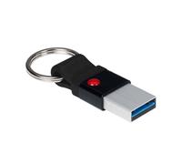 EMTEC - Clé USB 3.2 Nano Ring T100 Capacité 128 Go, 128 GB - Compatibilité Universelle USB 3.0 - ECMMD128GT103 - Design Exclusif avec Anneau Porte Clés - Ultra Fine, Sans Capuchon