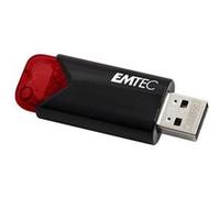 Emtec Click Easy lecteur USB flash 16 Go USB Type-A 3.2 Gen 2 (3.1 Gen 2) Noir, Rouge