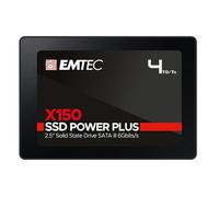 EMTEC - Disque Dur SSD Interne 2,5" 4To - SATA - X150 Power Plus 3D NAND - 10x Plus Rapide Qu’Un Disque Dur Classique - Démarrage & Arrêt d'Ordinateur Performants