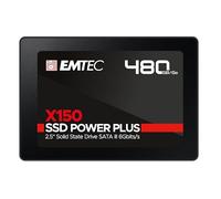 EMTEC - Disque Dur SSD Interne 2,5" - SATA - Collection X150 Power Plus - 3D NAND - 480Go - 10x Plus Rapide qu’un Disque Dur Classique - Ultra-Performant