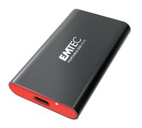 EMTEC - Disque SSD Portable Collection X210 Elite 256Go, 256GB - ECSSD256GX210 - 3D NAND Flash - 3.2 Gen2 - Câble USB-C 3.2 Gen2 vers USB-A Inclus - Boitier en Métal