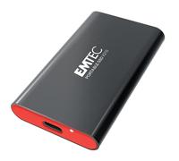 EMTEC - Disque SSD Portable Collection X210 Elite 512Go, 512GB - ECSSD512GX210 - 3D NAND Flash - 3.2 Gen2 - Câble USB-C 3.2 Gen2 vers USB-A Inclus - Boitier en Métal