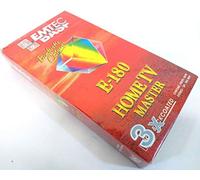 Emtec E 180 HTVM/Home TV Master Video Cassettes - Pack de 1