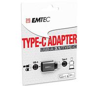 Emtec Adaptateur USB vers Type-C ECADAPT600C – USB 3.1, métal, Plug-and-Play, argent