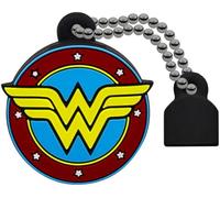 EMTEC, ECMMD16GDCC03, Clé USB 16 Go Wonder Woman DC Comics, design exclusif en gomme souple, vitesse de lecture 15MB/s, écriture 5MB/s, avec chaîne de maintien - Taille : 16 Go, Couleur : Multicolore