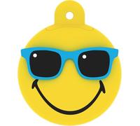 Emtec ECMMD16GSW108 - Clé USB - 2.0 - Série Licence - Collection Smiley World Jaune - 16 Go - Mr Hawaii Figurine Matière Gomme Souple