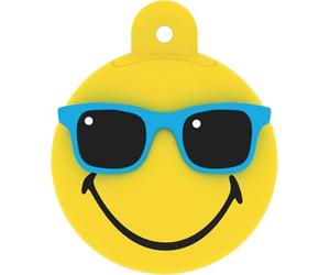 Emtec ECMMD16GSW108 - Clé USB - 2.0 - Série Licence - Collection Smiley World Jaune - 16 Go - Mr Hawaii Figurine Matière Gomme Souple