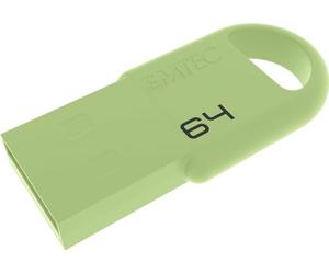 Emtec ECMMD64GD252 - Mini Clé USB - 2.0 - Séries Runners - Collection D250 - 64 Go - Verte