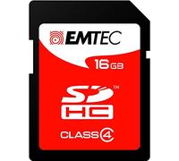EMTEC ECMSD16GHC4 - Carte SDHC - Classe 4 - Gamme Elite Silver - Avec adaptateur de Performance - 16 Go