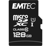 Emtec MicroSDXC 128 Go avec adaptateur – CL10 Gold+ UHS-I 85MB/s – Sous blister