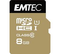Emtec microSD Class10 Gold+ 8GB mémoire flash