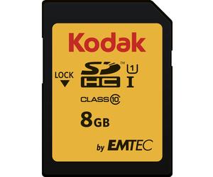 Emtec EKMSD8GHC10K mémoire flash 8 Go SDHC UHS-I Classe 10