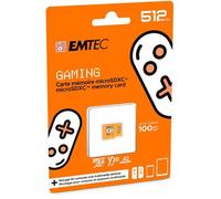 EMTEC Gaming - Carte mémoire flash - 512 Go - A2 / Video Class V30 / UHS-I U3 - microSDXC UHS-I - orange