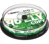 EMTEC - 10 x DVD-R - 4.7 Go (120 minutes) 16x - argent - spindle G