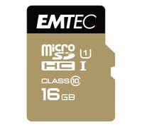 Emtec mSD 16GB UHS-I U1 EliteGold + Adaptateur