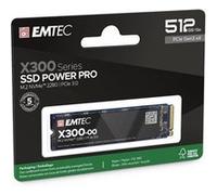 EMTEC Power Pro X300 - SSD - 512 Go - interne - M.2 2280 - PCIe 3.0 x4 (NVMe) G