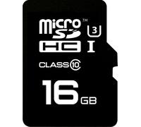 Emtec 16GB microSDHC Pro mémoire Flash 16 Go Classe 10 UHS-I - Mémoires Flash (16 Go, MicroSDHC, Classe 10, UHS-I, 90 Mo/s, Noir)