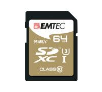 EMTEC SpeedIN' - carte mémoire flash - 64 Go - SDXC UHS-I